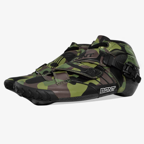 green-camo speed skates for girls