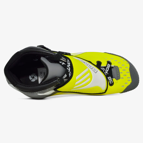 fluoro-yellow-gray Jet Inline Speed Skate