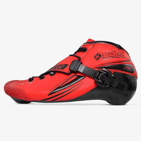 fluoro-red-black Jet Inline Speed Skate