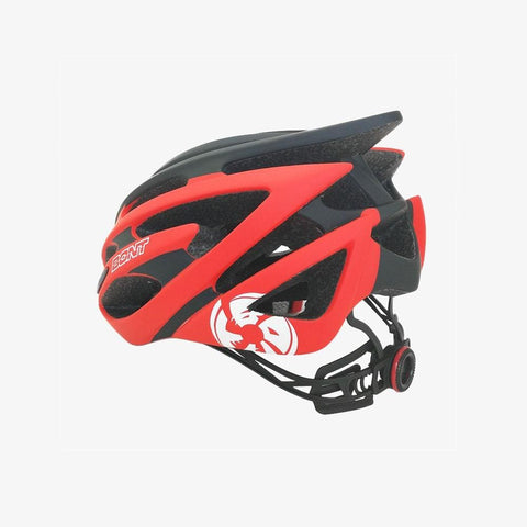 black-red inline skate helmet