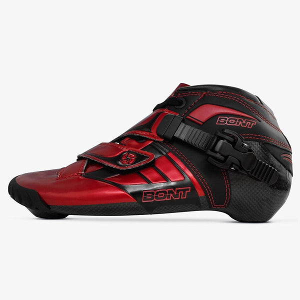 red-black bont inline speed skates