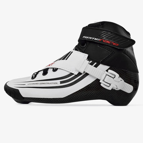 white-black Bont racing skate