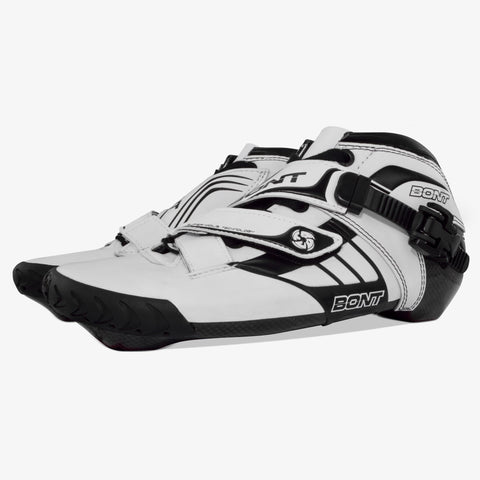 white-black 125mm speed skates